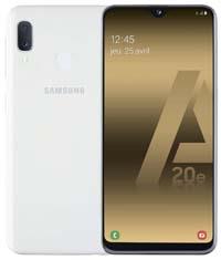 Smartphone Samsung Galaxy A20E Blanc