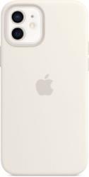 Coque Apple iPhone 12/12 Pro Silicone blanc MagSafe