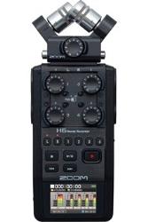 Dictaphone Zoom H6 BLACK - Enregistreur 6 pistes portable à microphones interchangeables