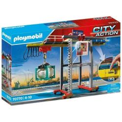 Playmobil City Action - Portique de Chargement pour Conteneur - 70770