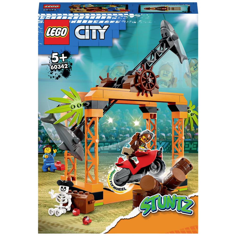 LEGO City 60342 Le défi de cascade: l’attaque des requins